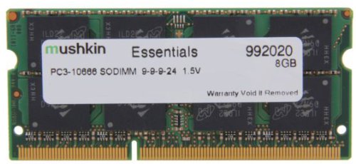 Mushkin Essentials 8 GB (1 x 8 GB) DDR3-1333 SODIMM CL9 Memory