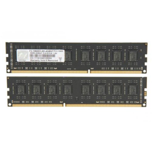G.Skill F3-10600CL9D-4GBNT 4 GB (2 x 2 GB) DDR3-1333 CL9 Memory