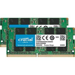 Crucial CT2K32G4SFD8266 64 GB (2 x 32 GB) DDR4-2666 SODIMM CL19 Memory