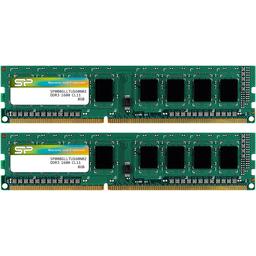 Silicon Power SU016GLLTU160N22AC 16 GB (2 x 8 GB) DDR3-1600 CL11 Memory