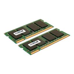 Crucial CT2KIT25664AC667 4 GB (2 x 2 GB) DDR2-667 SODIMM CL5 Memory