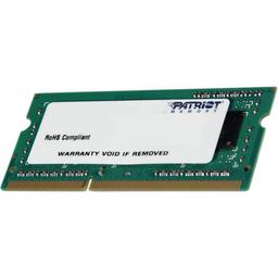 Patriot Signature Line 4 GB (1 x 4 GB) DDR3-1600 SODIMM CL11 Memory