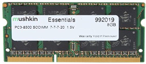 Mushkin Essentials 8 GB (1 x 8 GB) DDR3-1066 SODIMM CL7 Memory