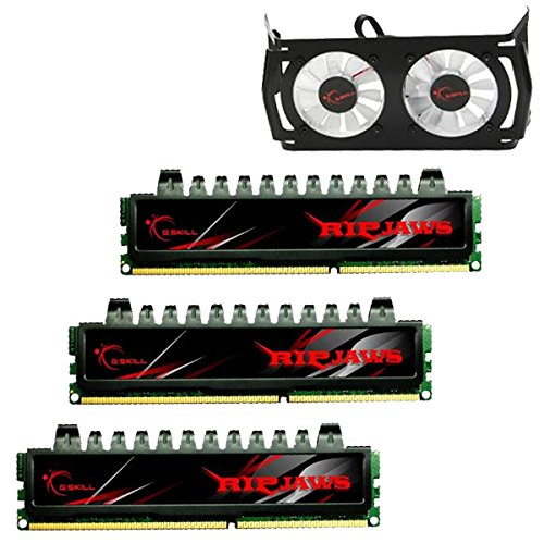 G.Skill Ripjaws + Turbulence II 6 GB (3 x 2 GB) DDR3-2000 CL9 Memory