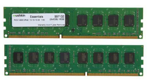 Mushkin Essentials 16 GB (2 x 8 GB) DDR3-1866 CL13 Memory