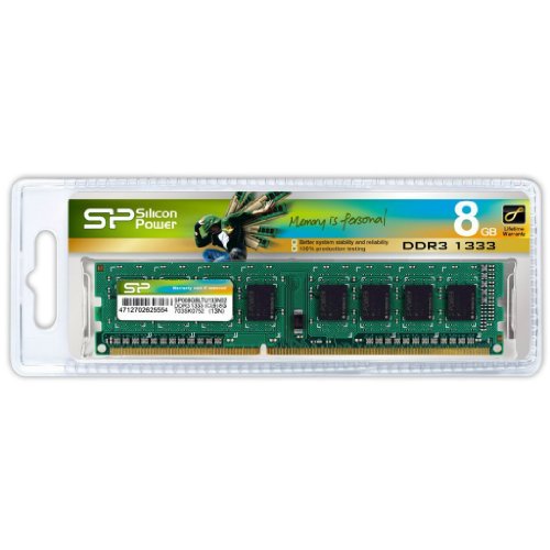 Silicon Power SP008GBLTU133N02 8 GB (1 x 8 GB) DDR3-1333 CL9 Memory