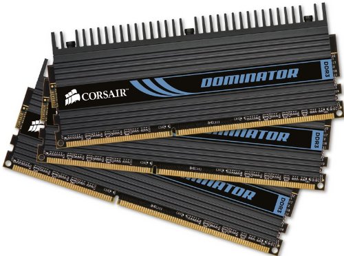 Corsair Dominator 6 GB (3 x 2 GB) DDR3-1600 CL9 Memory