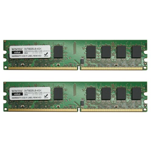Wintec Value 4 GB (2 x 2 GB) DDR2-800 CL6 Memory