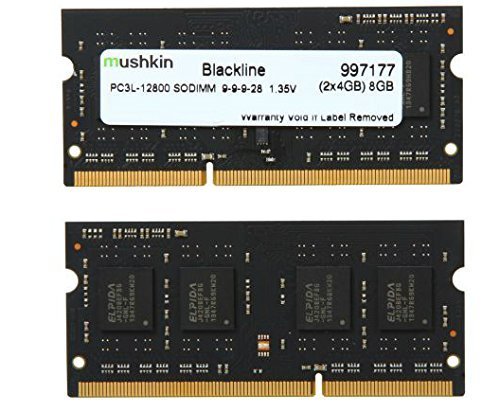 Mushkin Blackline 8 GB (2 x 4 GB) DDR3-1600 SODIMM CL9 Memory