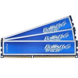 Crucial Ballistix Tracer 3 GB (3 x 1 GB) DDR3-1600 CL8 Memory