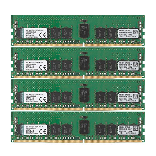 Kingston KVR21R15S4K4/32 32 GB (4 x 8 GB) Registered DDR4-2133 CL15 Memory