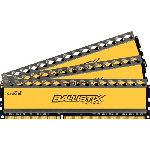 Crucial Ballistix 12 GB (3 x 4 GB) DDR3-1600 CL8 Memory