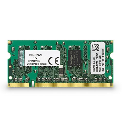 Kingston KVR667D2S5/1G 1 GB (1 x 1 GB) DDR2-667 SODIMM CL5 Memory