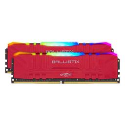 Crucial Ballistix RGB 16 GB (2 x 8 GB) DDR4-3000 CL15 Memory