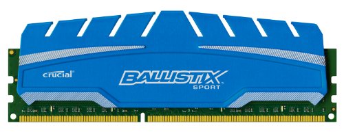 Crucial Ballistix Sport XT 16 GB (4 x 4 GB) DDR3-1600 CL9 Memory