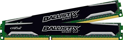 Crucial Ballistix Sport 8 GB (2 x 4 GB) DDR3-1600 CL9 Memory