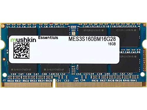 Mushkin Essentials 16 GB (1 x 16 GB) DDR3-1600 SODIMM CL11 Memory
