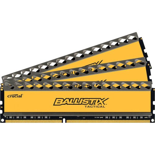 Crucial Ballistix 6 GB (3 x 2 GB) DDR3-1600 CL8 Memory