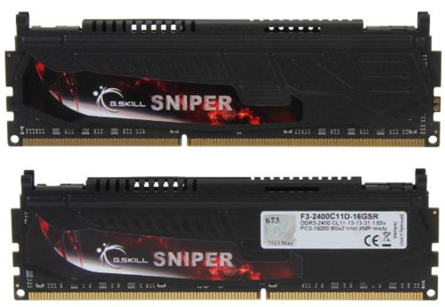G.Skill Sniper 16 GB (2 x 8 GB) DDR3-2400 CL11 Memory