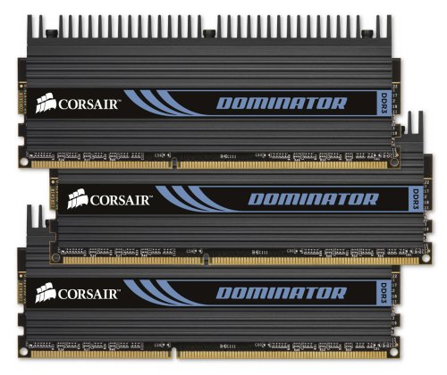 Corsair Dominator 6 GB (3 x 2 GB) DDR3-1800 CL9 Memory