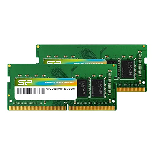Silicon Power SU032GBSFU266B22AB 32 GB (2 x 16 GB) DDR4-2666 SODIMM CL19 Memory