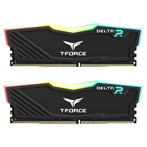 TEAMGROUP T-Force Delta RGB 64 GB (2 x 32 GB) DDR4-3600 CL18 Memory