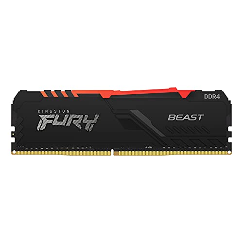 Kingston FURY Beast RGB 8 GB (1 x 8 GB) DDR4-3000 CL15 Memory