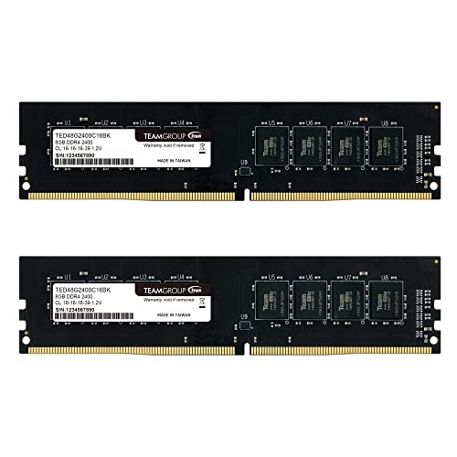 TEAMGROUP Elite 16 GB (2 x 8 GB) DDR4-2400 CL16 Memory
