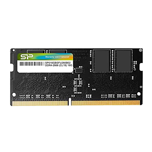 Silicon Power SP016GBSFU266B02 16 GB (1 x 16 GB) DDR4-2666 SODIMM CL19 Memory