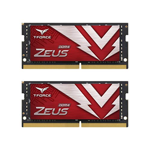 TEAMGROUP T-Force Zeus 32 GB (2 x 16 GB) DDR4-3200 SODIMM CL16 Memory