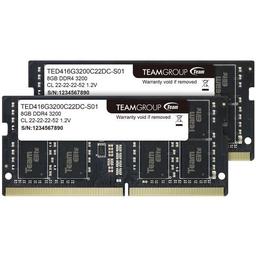 TEAMGROUP Elite 16 GB (2 x 8 GB) DDR4-3200 SODIMM CL22 Memory