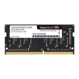 TEAMGROUP Elite 32 GB (1 x 32 GB) DDR4-2666 SODIMM CL19 Memory