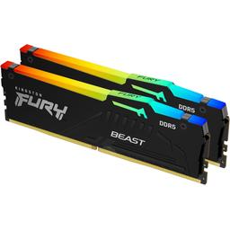 Kingston FURY Beast RGB 16 GB (2 x 8 GB) DDR5-5600 CL36 Memory