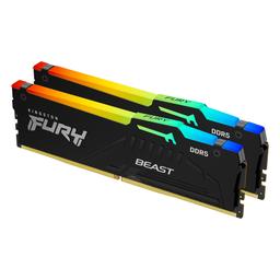 Kingston FURY Beast RGB 64 GB (2 x 32 GB) DDR5-5600 CL36 Memory