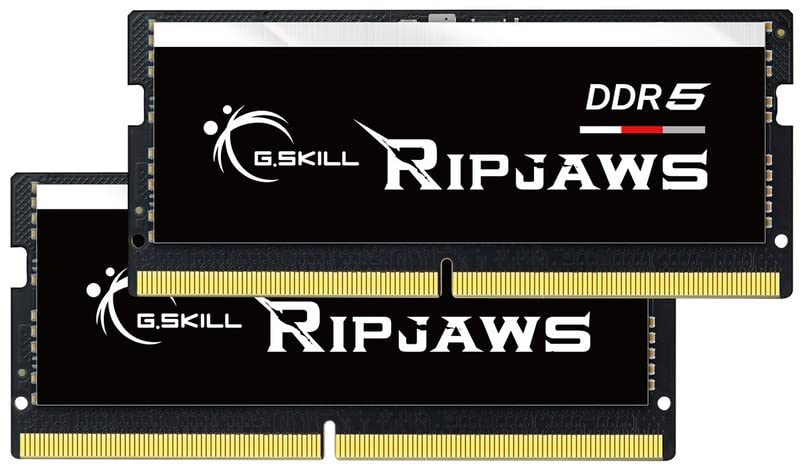G.Skill Ripjaws 32 GB (2 x 16 GB) DDR5-4800 SODIMM CL34 Memory