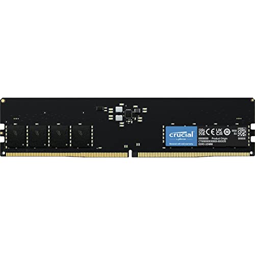 Crucial CT16G48C40D8U5 16 GB (1 x 16 GB) DDR5-4800 CL40 Memory