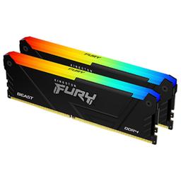 Kingston FURY Beast RGB 16 GB (2 x 8 GB) DDR4-3600 CL17 Memory