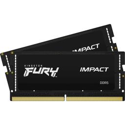 Kingston FURY Impact 32 GB (2 x 16 GB) DDR5-4800 SODIMM CL38 Memory