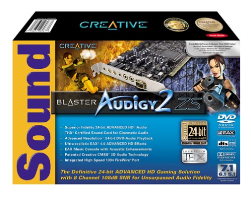 Creative Labs Sound Blaster Audigy2 ZS 24-bit 192 kHz Sound Card