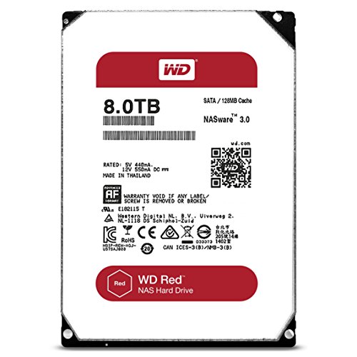 Western Digital Red 8 TB 3.5" 5400 RPM Internal Hard Drive