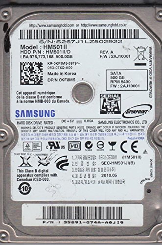 Samsung Spinpoint M7E 500 GB 2.5" 5400 RPM Internal Hard Drive