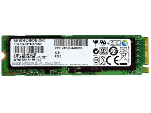 Samsung XP941 256 GB M.2-2280 PCIe 3.0 X4 NVME Solid State Drive