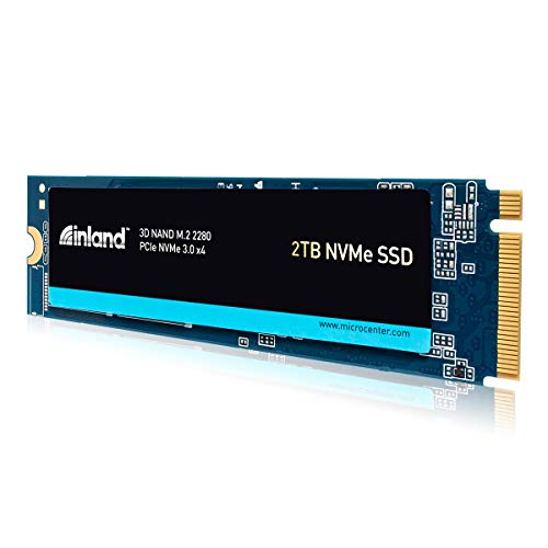 Inland 2TB NVME PREMIUM 2 TB M.2-2280 PCIe 3.0 X4 NVME Solid State Drive
