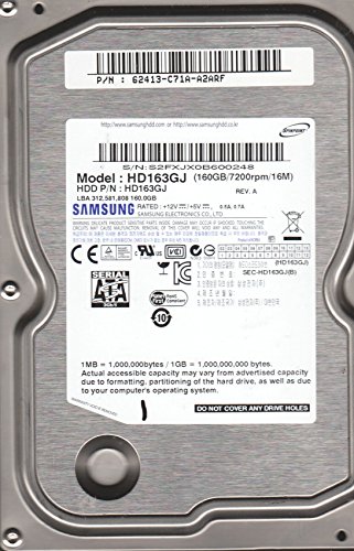 Samsung Spinpoint F3 160 GB 3.5" 7200 RPM Internal Hard Drive