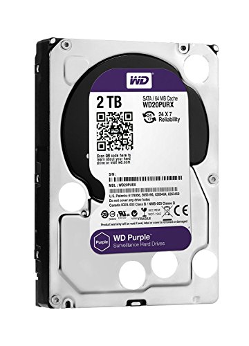 Western Digital Purple 2 TB 3.5" 5400 RPM Internal Hard Drive