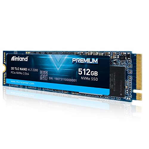 Inland Premium 512 GB M.2-2280 PCIe 3.0 X4 NVME Solid State Drive
