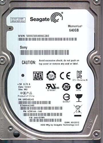 Seagate ST9640423AS 640 GB 2.5" 5400 RPM Internal Hard Drive