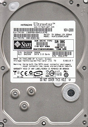 Hitachi A7K1000-500 500 GB 3.5" 7200 RPM Internal Hard Drive