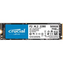 Crucial P2 500 GB M.2-2280 PCIe 3.0 X4 NVME Solid State Drive
