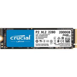 Crucial P2 2 TB M.2-2280 PCIe 3.0 X4 NVME Solid State Drive